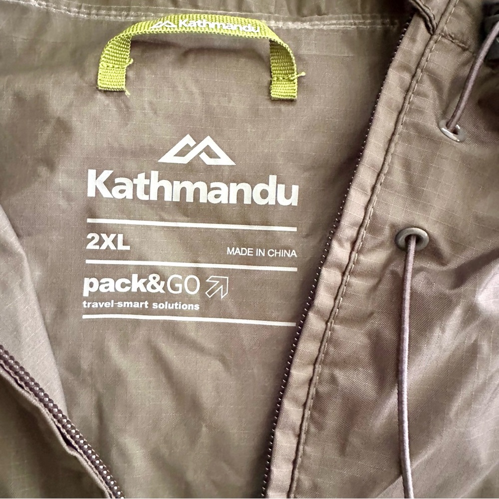 Kathmandu Olive Green Pack and Go Jacket XXL - Picture 2 of 10